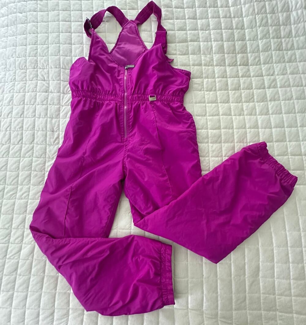 Sno Tools Ski Bib Womens 12 Purple Insulated Overalls Jumper Snow Outdoor Winter